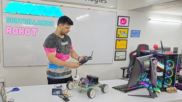 Surveillance Robot with Mine Detection and Location Tracking | 1Km Range , RF controlled