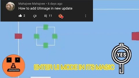 how to enter user interface (UI) mode in its magic | its magic game engine | toturial | thelasty dev