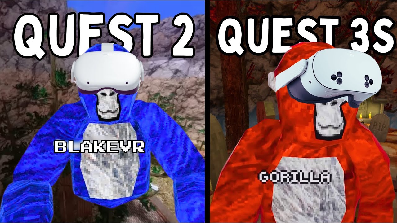 Горилла-тег на Quest 2 против Quest 3S!!!