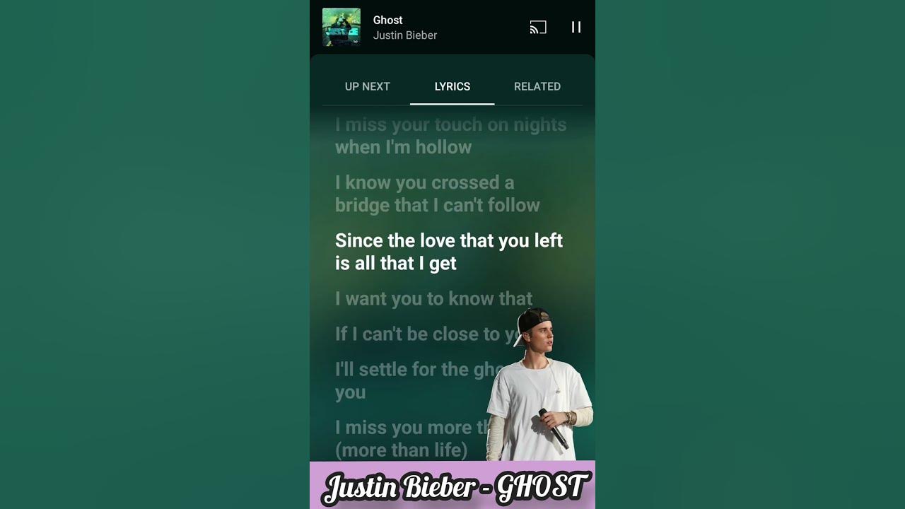 Justin Bieber - GHOST lyrics 🔥🎵🎼🎶  #spotifyclone #songlyrics #lyrics #afropopmusic #musiclyrics #rap