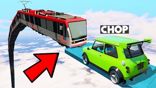 CHOP TROLLED ME IN MOST DIFFICULT NANO CAR MEGA RAMP PARKOUR RACE of GTA 5