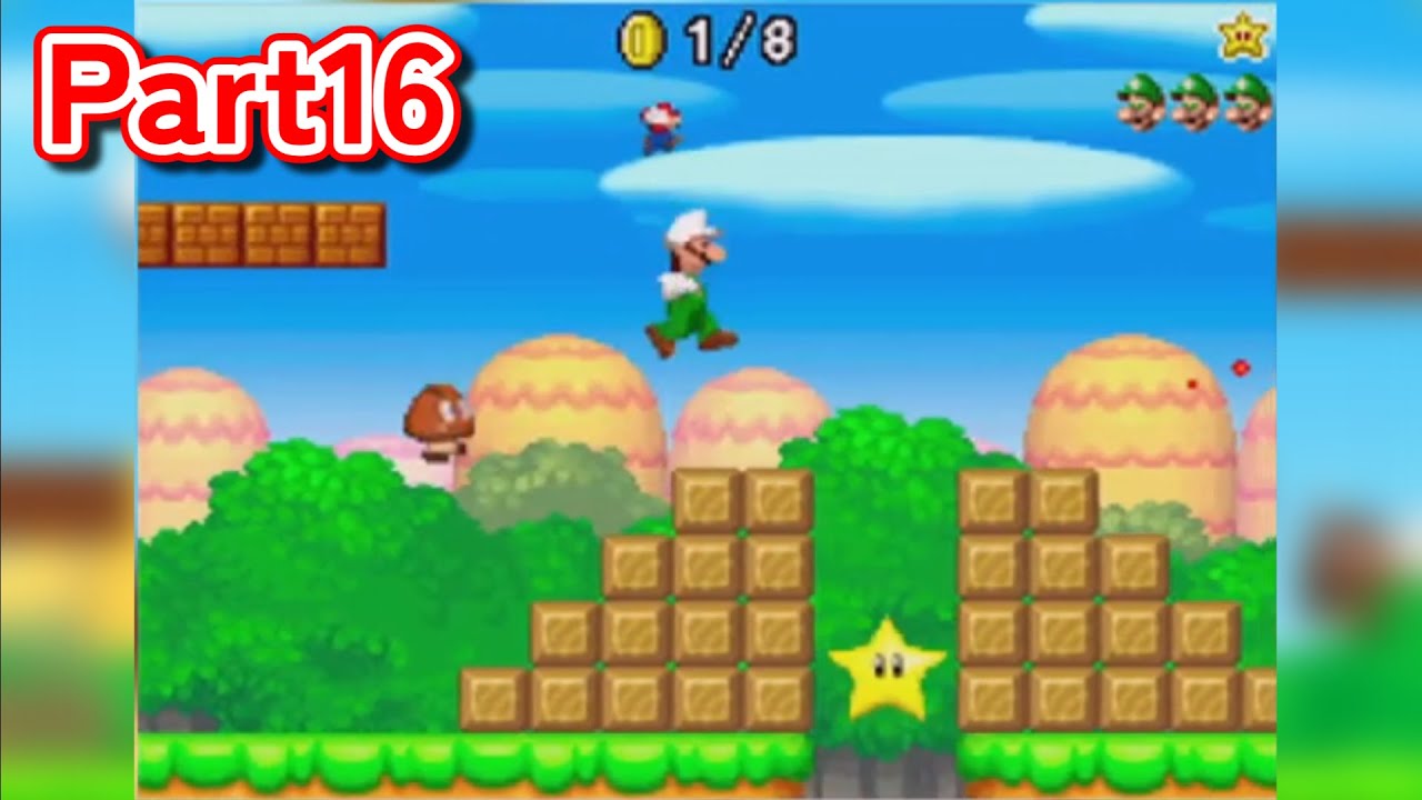 【字幕解説】白熱の兄弟対決！マリオvsルイージ Part16【Newスーパーマリオブラザーズ】