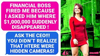 Head Of Finance FIRED Me Cause I Asked About BUDGET! Boss ask the CEO & HR about HIDDEN Cameras r/MC