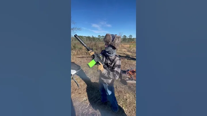 300 Blackout suppressed is movie quiet!!! #guns #300blackout #subscribe #shorts