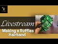 DIY how to make the Ankara scrunchies hairband | a simple DIY | ruffles hairband