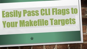 Easily Pass CLI Flags to Your Makefile Targets