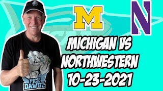 Michigan vs Northwestern 10/23/21 Free College Football Picks and Predictions Week 8