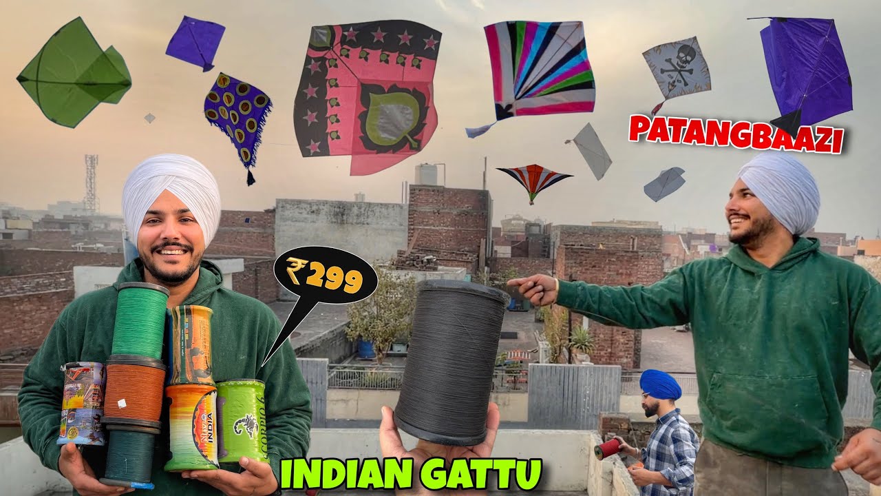 TESTING INDIAN GATTU 😱 CHINA FAIL ❌ PATANGBAAZI WITH FRIENDS | KITE FLYING