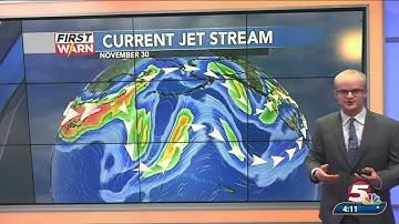 Morse Code of WX: Teleconnections – jet stream patterns impact local weather, leading to a cold Dec.