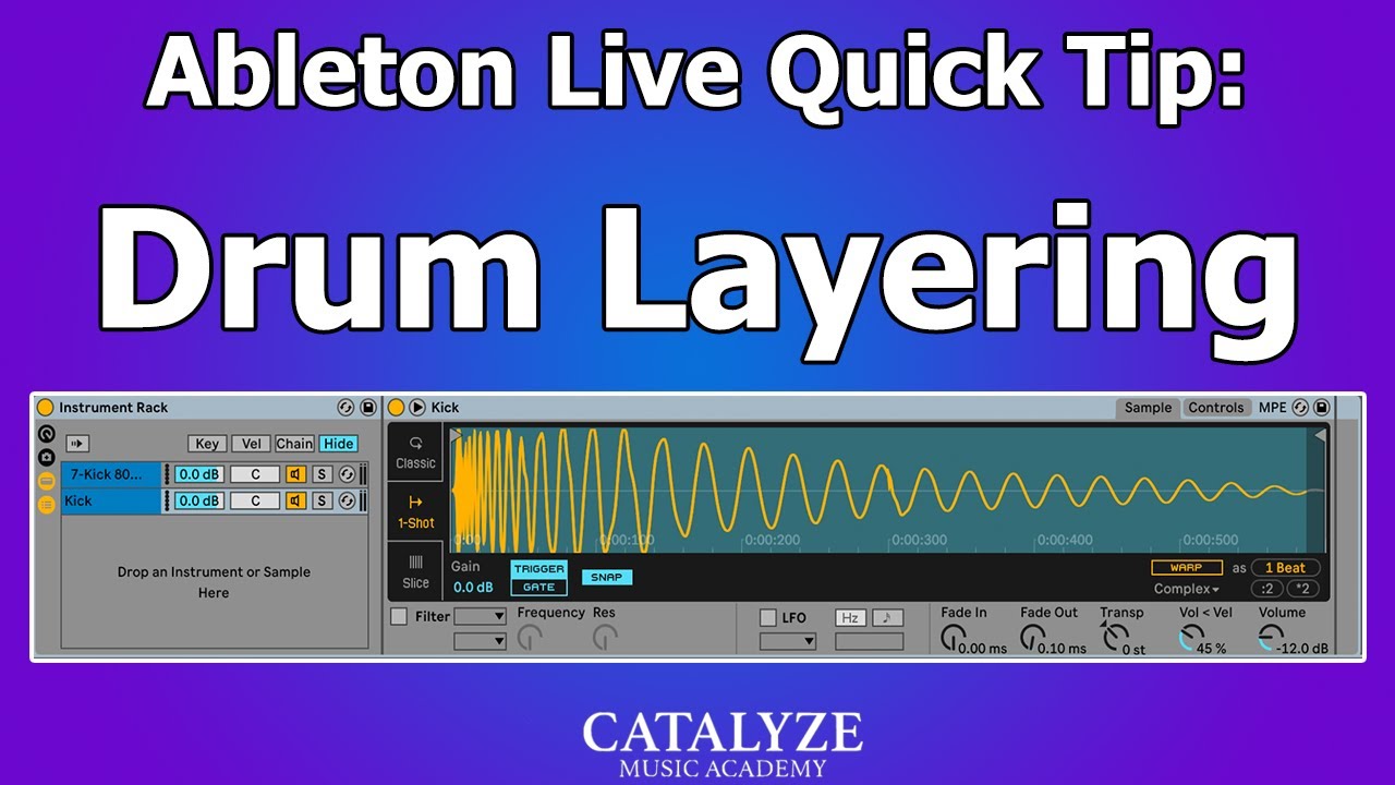 Ableton Live Quick Tip: Drum Layering - YouTube