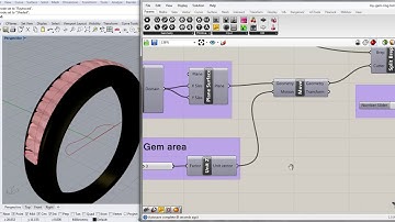 Jewelry design with Rhino Grasshopper