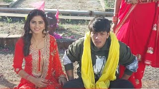 #Tu hi to meri Jaan hai Radha 3 ka shooting #actor Rishabh Kashyap Golu #Maahi Khan #Chandni Singh