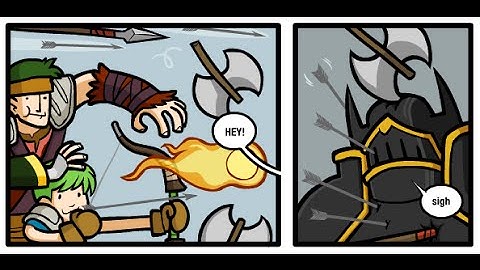 Fire Emblem - Bosses With No Ranged Weapons [Awkward Zombie Fandub]