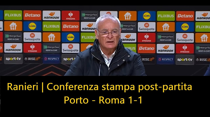 Ranieri | Conferenza stampa post-partita Porto - Roma 1-1
