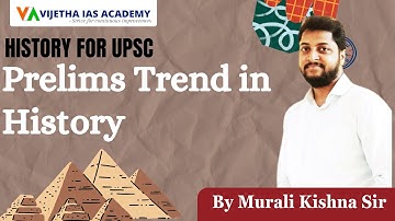 Prelims Trend in History   | General Studies | UPSC CSE | Vijetha IAS Academy