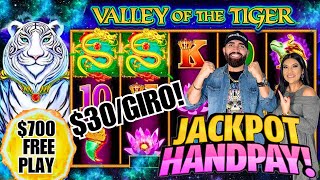 😱 ME ARRIESGUE HASTA EL FINAL CON APUESTAS DE $30 VALLEY OF THE TIGER JEWEL OF THE DRAGON