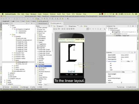 Android Tutorial From Beginner To Professional -025 Creating the game screen