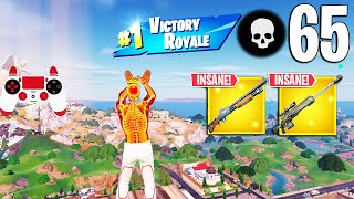 65 Elimination Solo Vs Squads Gameplay Wins Fortnite Chapter 5 Season 2 Ps4 Controller
