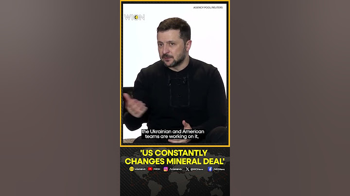 Ukraine's Zelensky Says US Is 'Constantly' Changing Terms Of Minerals Deal | WION Shorts