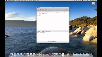Applescript: Simple App