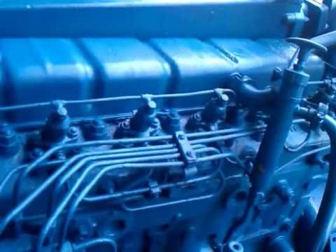 Perkins 6-354 running with turbo - YouTube 6 cylinder engine diagram 