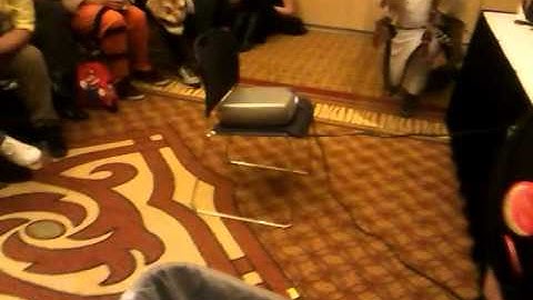 Creepy van guy chugs broth