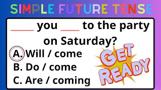 Simple Future Grammar Quiz For Beginners - Learrning English Grammar 4 Beginners