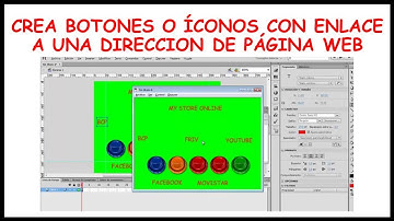 Botones de Acceso a Internet en Flash | Creación de botones multimedia páginas web (EJERCICIO 46)