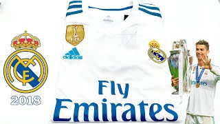 Real Madrid jersey RETRO kit 2017/2018 (Champions League) Unboxing & Review / ASMR