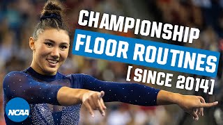 Every NCAA gymnastics floor champion routine from 2014-19
