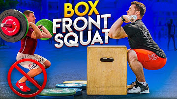 BOX Front SQUAT / How to develop Muscle Feeling & Balance for correct mechanics of the Front Squat