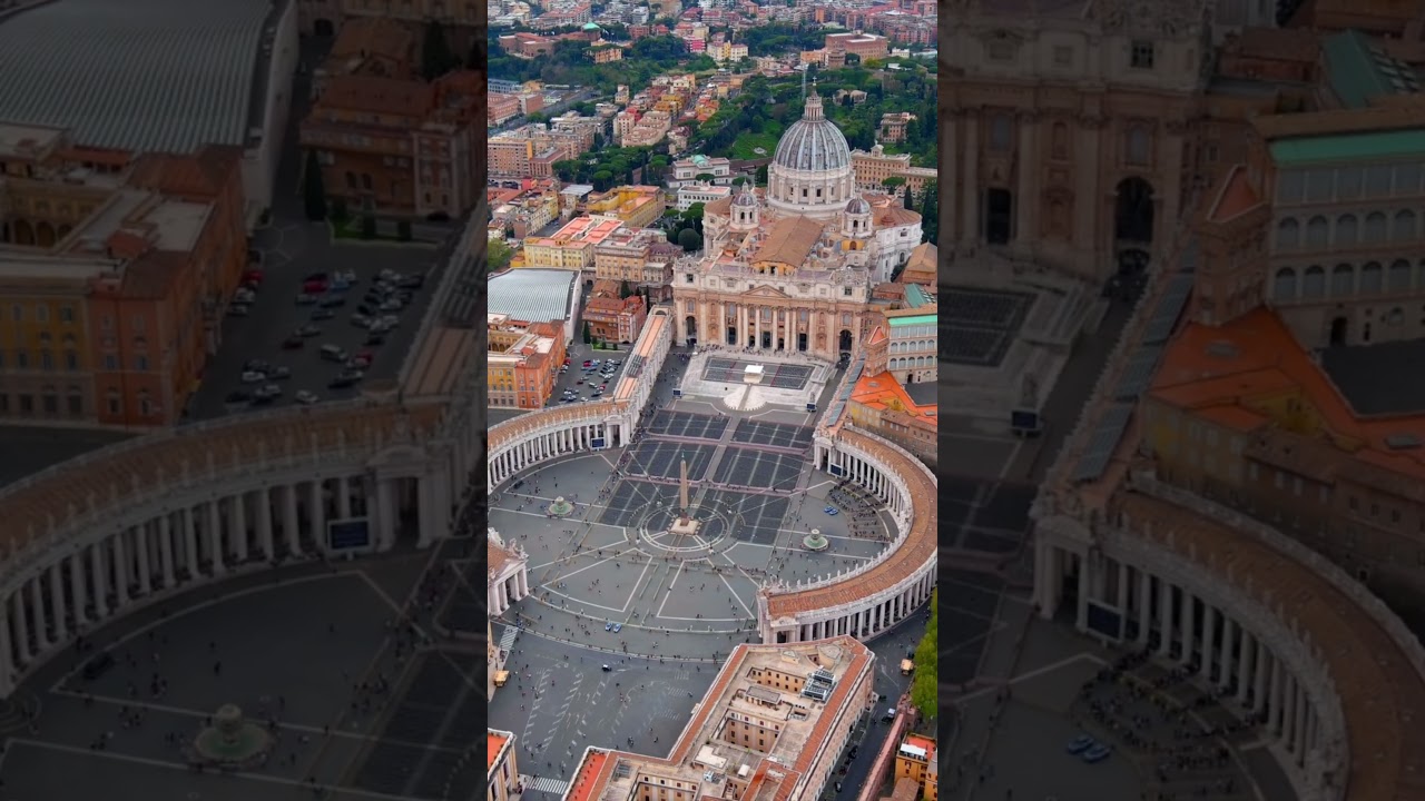 Aerial View of Vatican City