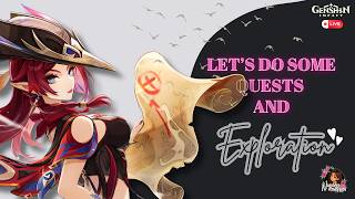 🔴LIVE EXPLORATION and QUESTS 🌸 WELKIN GIVEAWAY SOON | GENSHIN IMPACT | LIVE with NezukoThisSide