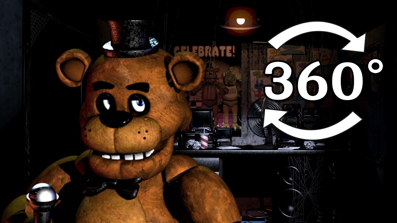 Five Nights at Freddy's in 360° - Can You Survive? - YouTube