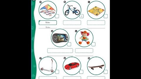 Unit 6 - PB pg  68. Activity 14 - Listen, number and repeat.  Read, stick and write.