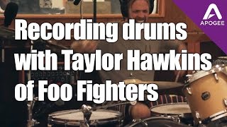 Recording drums with Taylor Hawkins at Foo Fighters Studio 606 chords