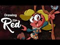 Little Red from The Apple Mage - Drawing Timelapse w/ Commentary