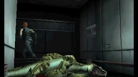 Dino Crisis Gameplay / Walkthrough / Playthrough Part 6 B1 Backup Generator