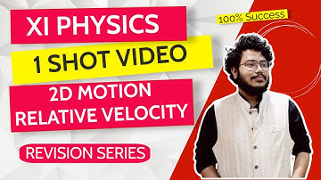 দ্বিমাত্রিক গতি & আপেক্ষিক বেগ (2D MOTION & RELATIVE VELOCTIY) In Bengali | One Shot | Class 11 WB