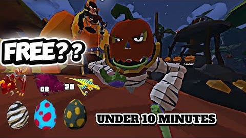 HOW TO GET THE THREE FREE DINO EGGS IN UGvr UNDER 10 MINUTES (tutorial)