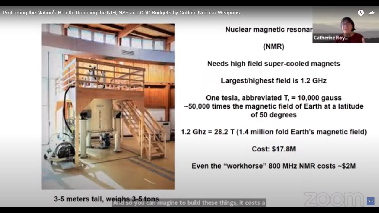 Protecting the Nation’s Health: Doubling the NIH, NSF and CDC Budgets by Cutting Nuclear Weapons …