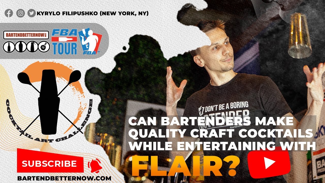 Cocktail Art Challenge: Kyrylo Filipushko (New York, NY) | Where Flair & Cocktails Mix