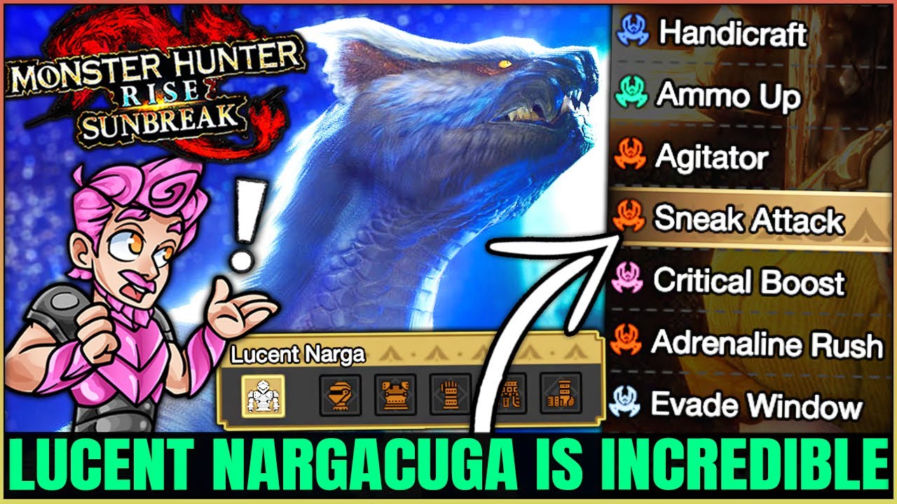 Monster Hunter Rise: Sunbreak Expansion - Lucent Nargacuga