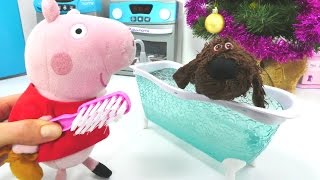 Видео с игрушками! Свинка Пеппа онлайн! Игрушки из мультфильмов: Peppa Pig подарили собачку!(Видео с игрушками: Свинка Пеппа онлайн! Игрушки из мультфильмов, как Peppa Pig подарили собачку! #СвинкаПеппа..., 2016-12-19T05:55:17.000Z)