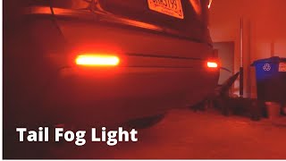 CarTrimHome LED Rear Tail Fog Light Lamp Review & Installation | 20192020 RAV4