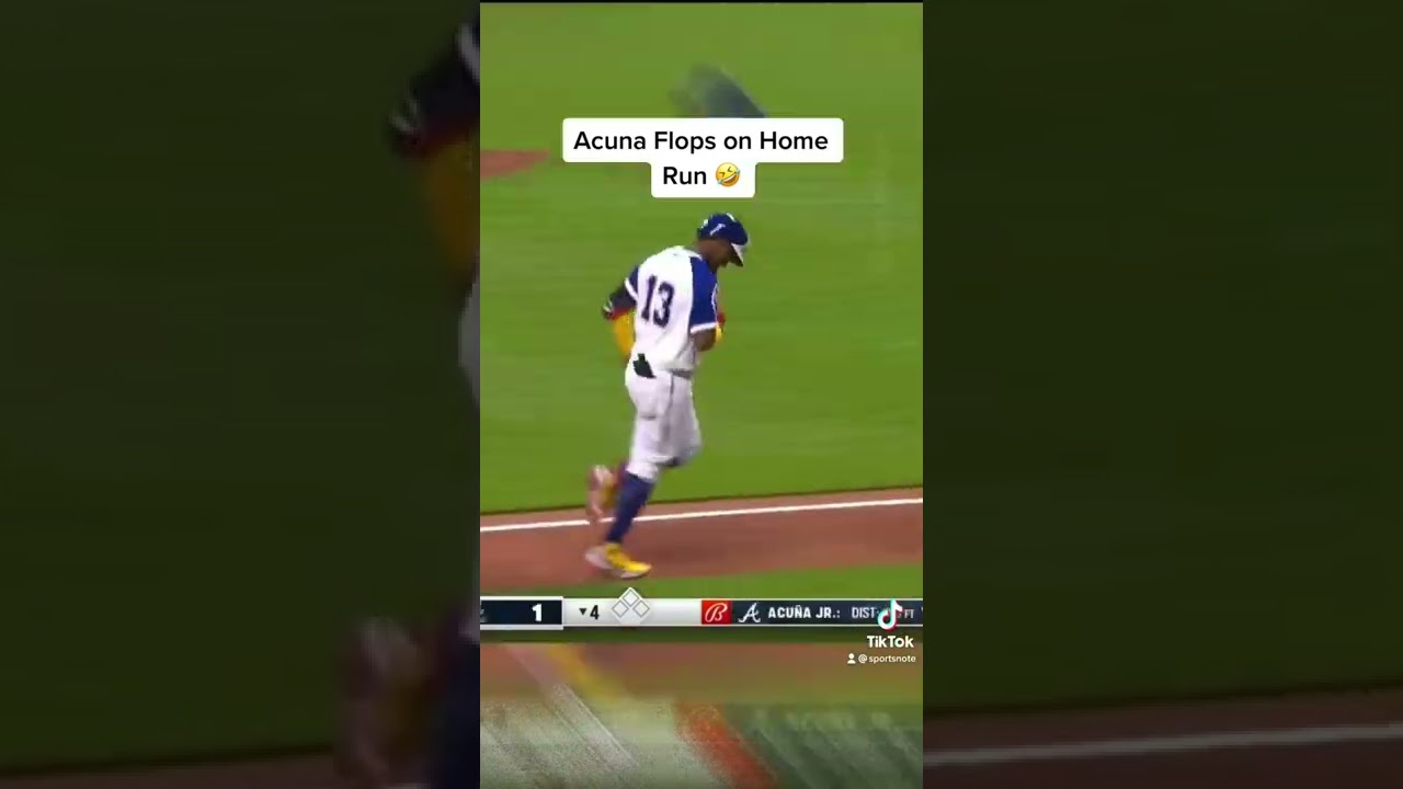 Ronald Acuña Jr. steals the show with hilarious slide, home run