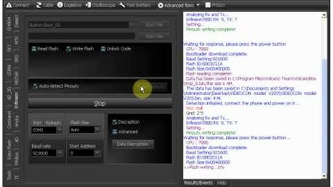 INFINEON CPU READ & WRITE DONE BY VOLCANO BOX