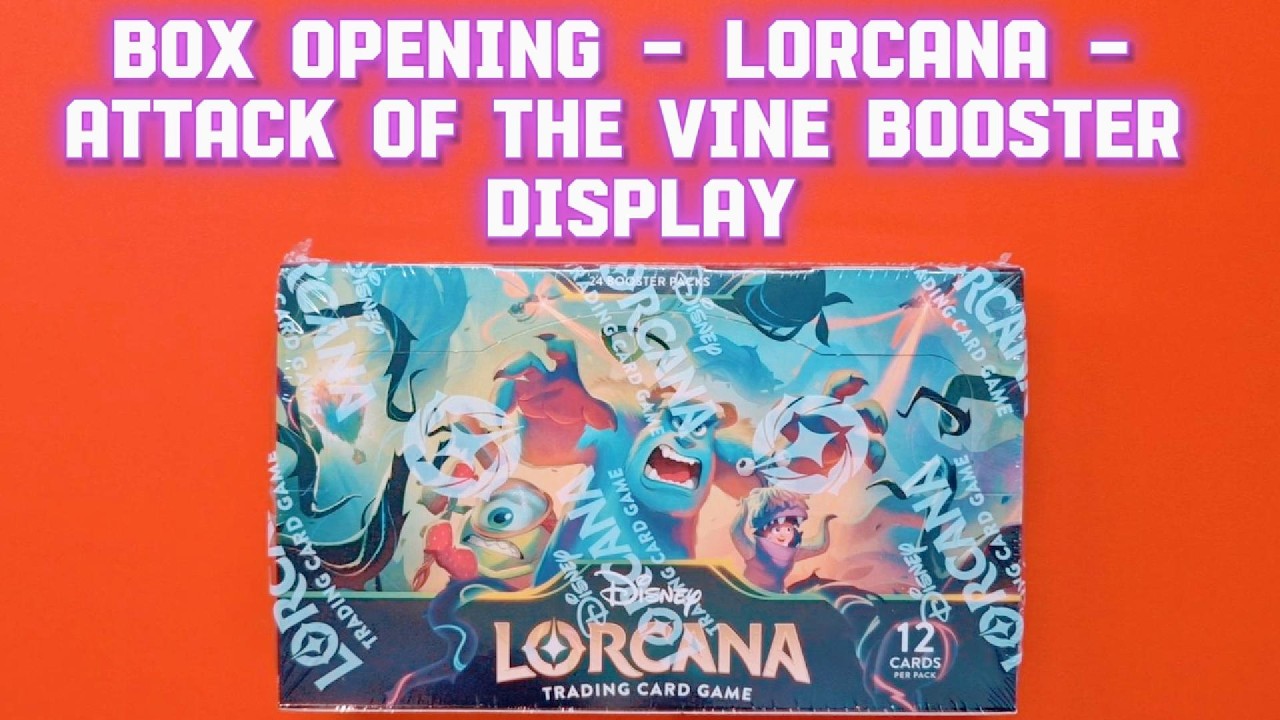 lorcana booster box opening Disney TCG Box Opening: Lorcana - Attack