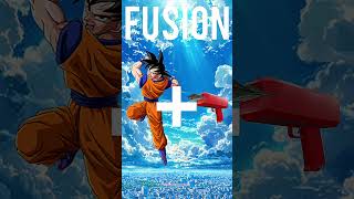 fusion : Goku + Money Gun 🤑🔫 #anime #dragonball #dbs /@DarkSideEdits-q1u2g #dbz #viral #shortvideo