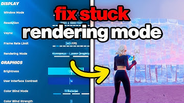 Hoe je het probleem kunt verhelpen dat de renderingmodus niet wordt opgeslagen (Fortnite-renderin...